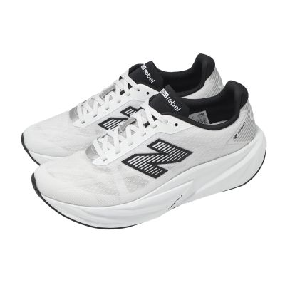 New Balance NB 競速跑鞋 FuelCell Rebel V5 2E 寬楦 男鞋 白 黑 推進 支撐 運動鞋 MFCXLM5-2E