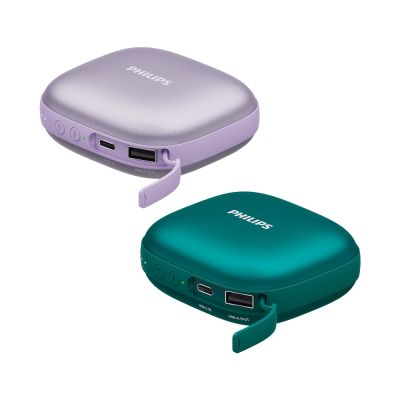 【2入組】PHILIPS 飛利浦 暖手寶行動電源 兩色可選 DLP2136V