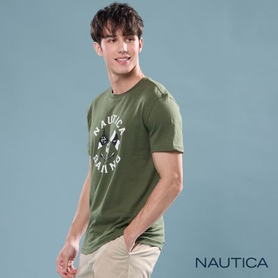 Nautica船錨旗幟短T