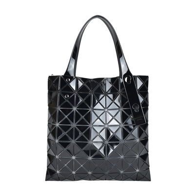 ISSEY MIYAKE 三宅一生BAOBAO 7x7亮面手提包(黑)