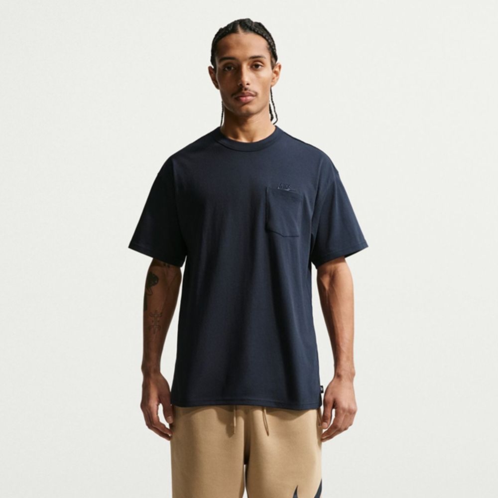 NIKE 短袖上衣 男 寬鬆 AS M NSW TEE LSE PRE ESS SUST 藍 IH1124-475