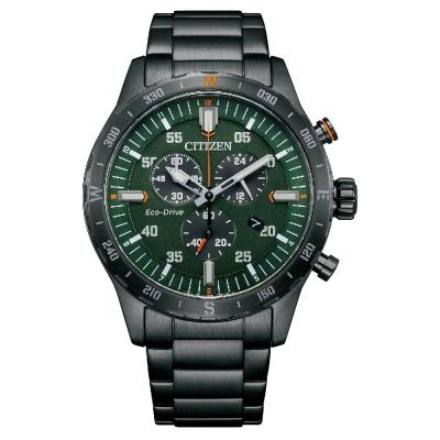 CITIZEN 星辰 Chronograph 潮玩計時光動能腕錶-43.5mm AT2527-80X