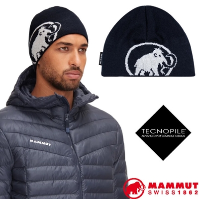 MAMMUT 長毛象 Tweak Beanie 超輕彈性雙層針織保暖羊毛帽/毛線帽 海洋藍