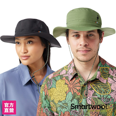 Smartwool 官方旗艦 Liner登山 防曬 圓盤帽 蕨綠 UPF 40+