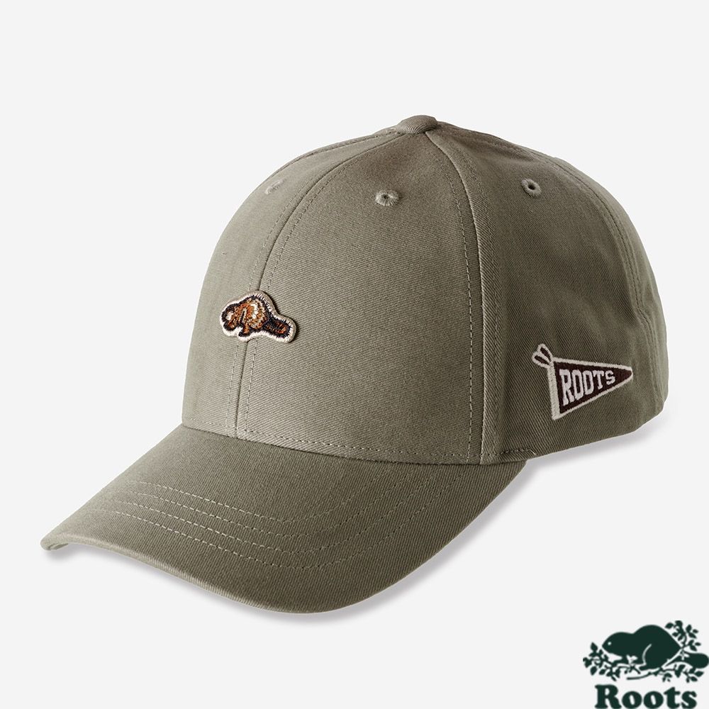 Roots 配件 BEAVERMARK 棒球帽（橄欖綠）