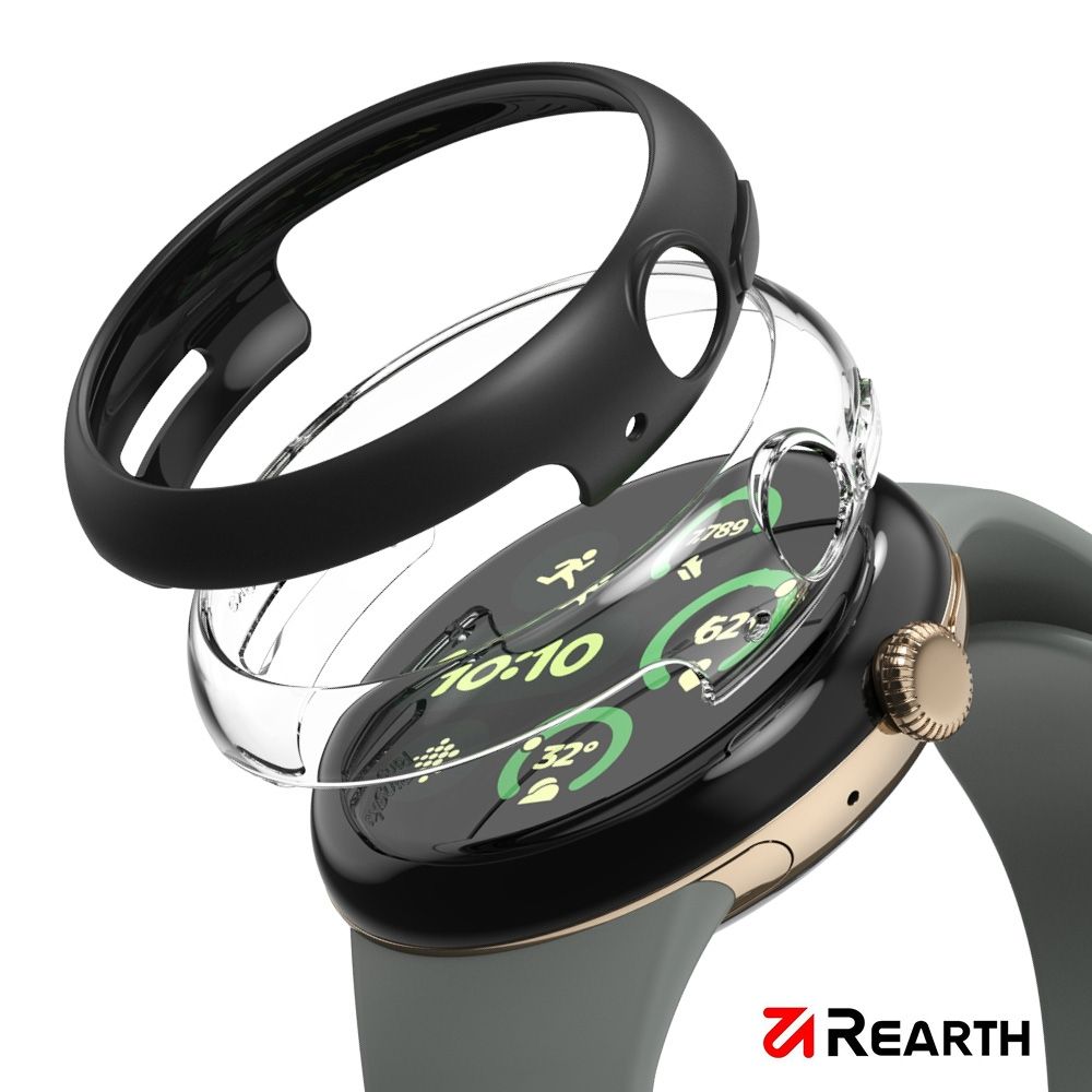 Rearth Ringke Google Pixel Watch 3 41mm 輕薄保護殼(1透1黑)