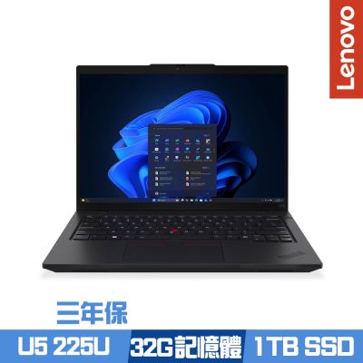 Lenovo聯想 Lenovo 聯想 ThinkPad L14 Gen 6 14吋商務筆電 Ultra 5 225U/16G+16G/1TB SSD/Win11Pro/三年保/特仕版