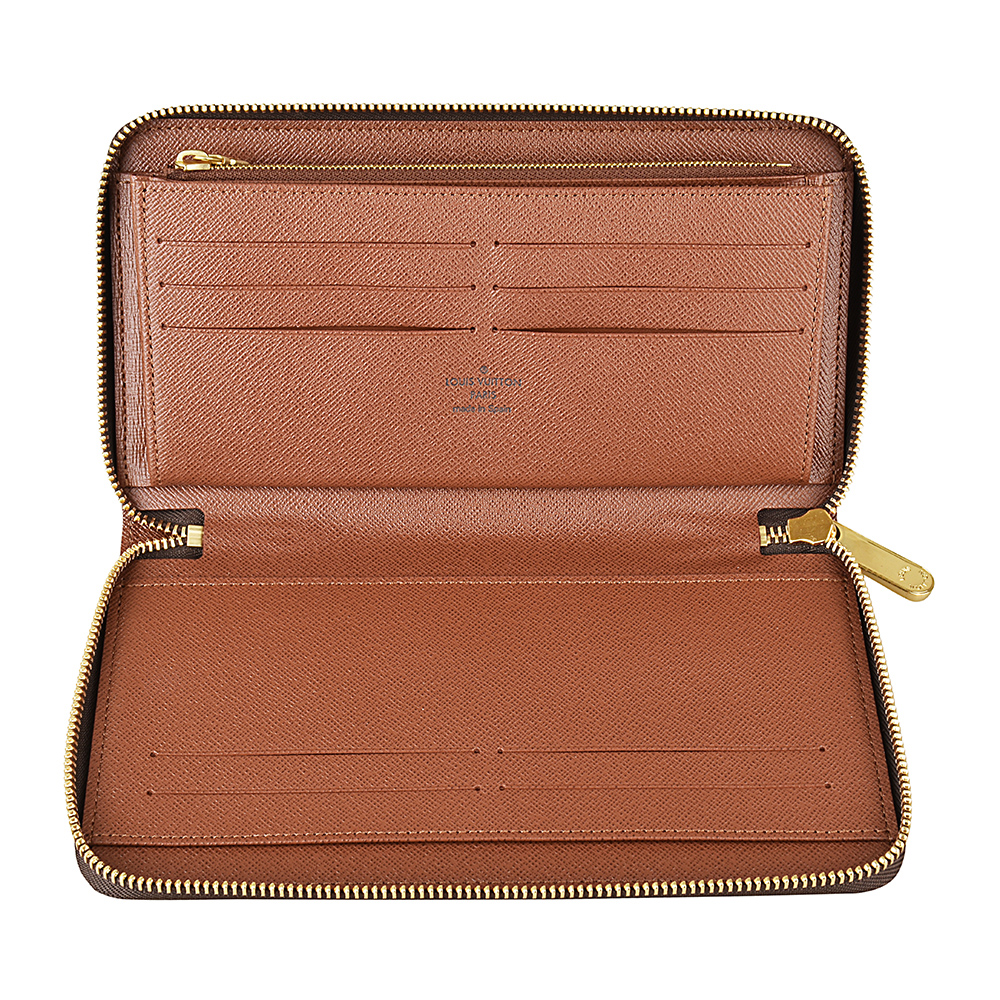 LV M62581經典ZIPPY ORGANIZER花紋MONOGRAM拉鍊長夾(咖啡) | LV路易威 