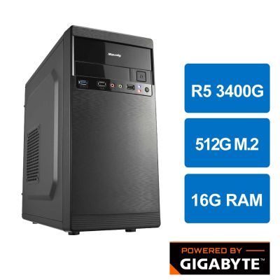 推★技嘉A520平台[太金戰士II]R5_3400G/16G/512G_M2