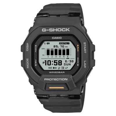 CASIO卡西歐 G-SHOCK 時尚有型 日常休閒 藍芽運動手錶 黑 GBD-200-1A1 45.9mm