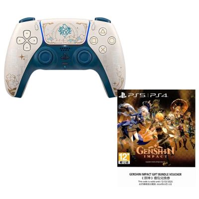 【Sony】PS5 DualSense 無線控制器《原神》限量版 組合 台灣公司貨