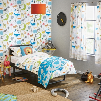 SCION寢具 動物園 萊賽爾天絲 雙人 加大 四件式 床包組