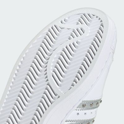 Adidas 愛迪達 Superstar II [JR4505] 女 休閒鞋 貝殼鞋 舒適 白 銀 | 休閒鞋 | Yahoo購物中心