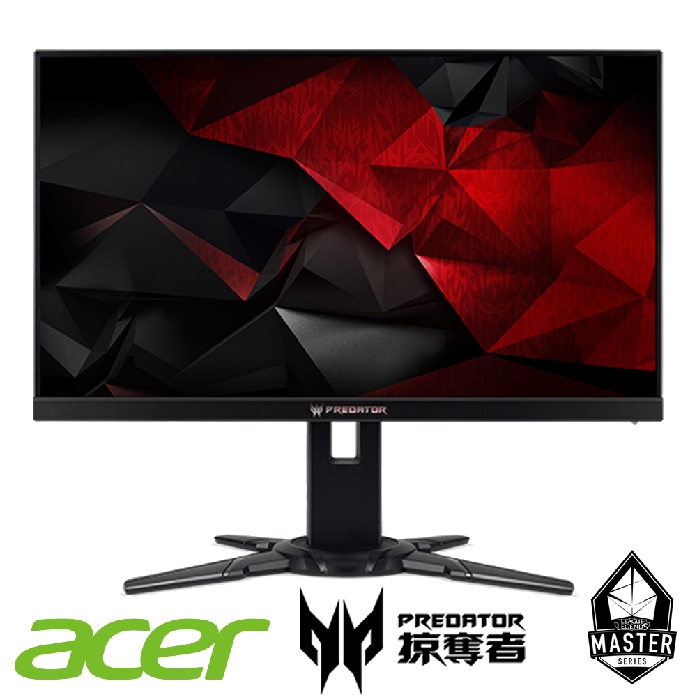 acer XB252Q 25型無邊框極速電競電腦螢幕Predator 240Hz 1ms G
