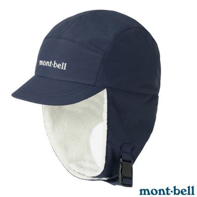 【mont-bell】NORTH POLE CAP帽.保暖鴨舌護耳帽.內裡刷毛帽_1118897 NV 海軍藍