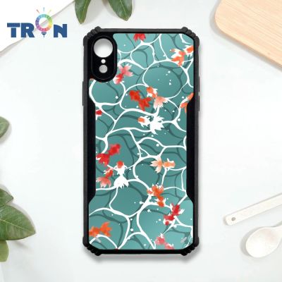 TRON iPhone XR 水波金魚 四角防摔 機甲殼 軟硬殼 手機殼