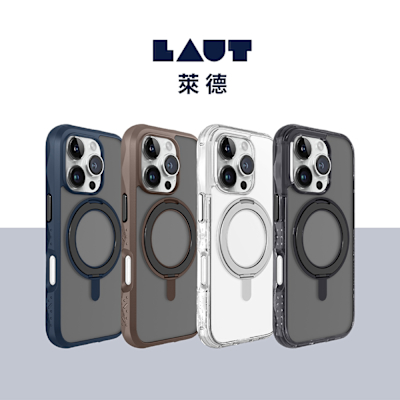 LAUT 萊德 iPhone 16 Pro 磁吸360支架軍規耐衝擊保護殼