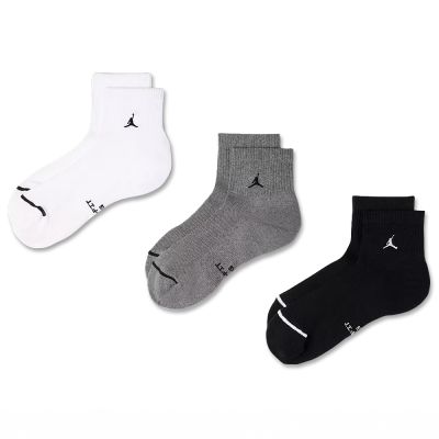 Nike Jordan Everyday 三入 白灰黑色 厚款 籃球襪 運動 休閒 短襪 踝襪 IR6320-900