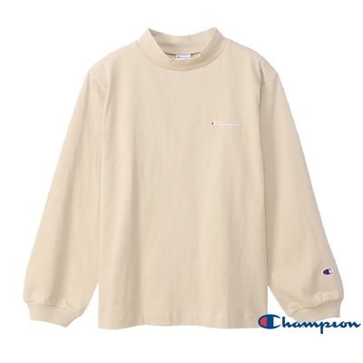 Champion Women微高領長袖Tee(卡其色)