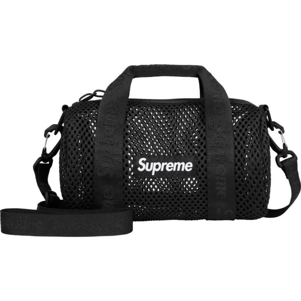 Supreme 25SS Mesh Mini Duffle Bag 3L 小水桶包黑/落葉SS25MM08DB