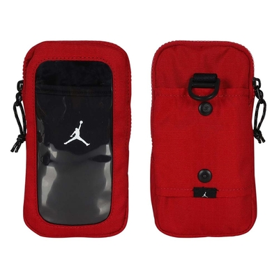 NIKE JORDAN FLIGHT 手機包-ID 頸掛 證件夾 掛繩 J1009742662OS 紅黑