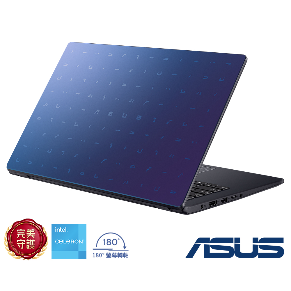 ASUS E410KA 14吋筆電(N4500/4GB/128G_eMMC/夢想藍/Win11 Home(S