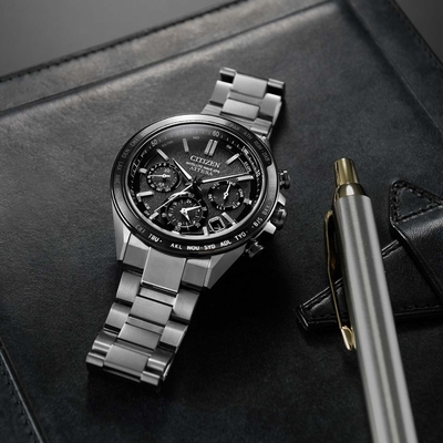 CITIZEN星辰 GENTS GPS 流星雨鈦金屬衛星對時男錶-CC4058-67X-44.6mm