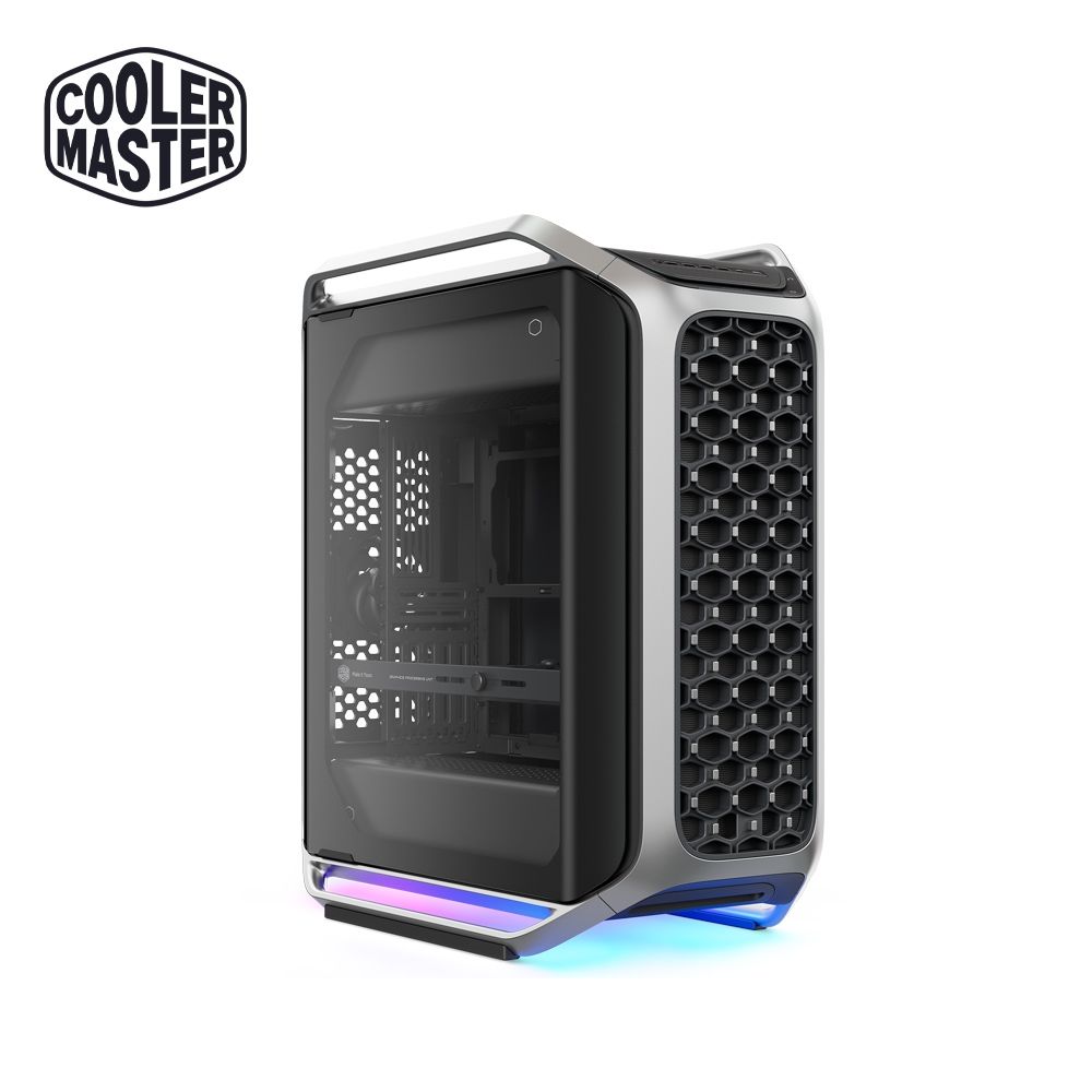 酷碼Cooler Master Cosmos ALPHA 電腦機殼/曲面強化玻璃側板/內含20cm風扇*2+12cm風扇