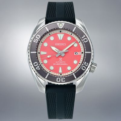 SEIKO 精工 Prospex 亞洲限量款 澳洲粉紅湖 200米潛水機械錶 618質感盛典 送禮首選-45mm(SPB541J1/6R35-03L0P) SK045