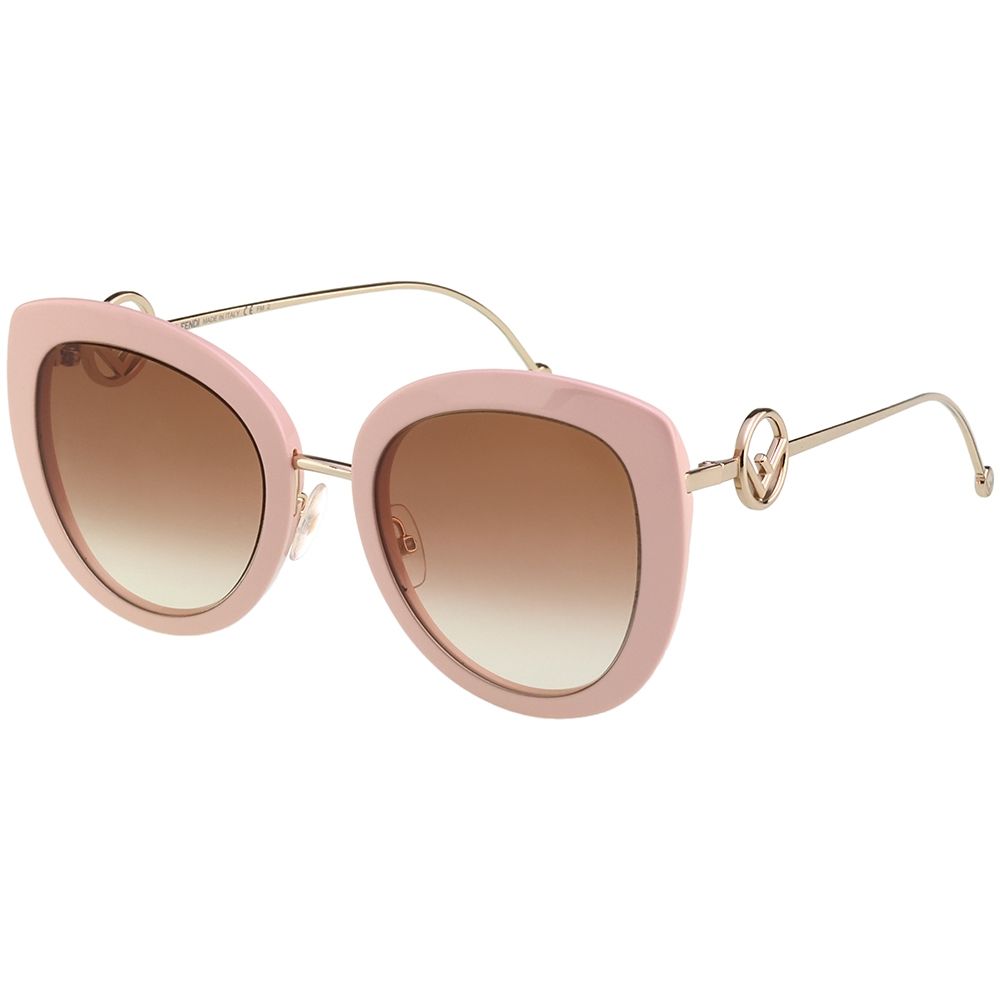 FENDI 太陽眼鏡(粉色)FF0409S