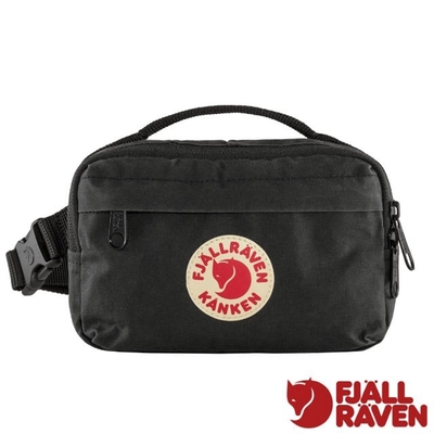 【Fjallraven 北極狐】Kånken Hip Pack 耐磨防潑水隨身腰包 2L.臀包.胸包.斜背包 23796-550 黑