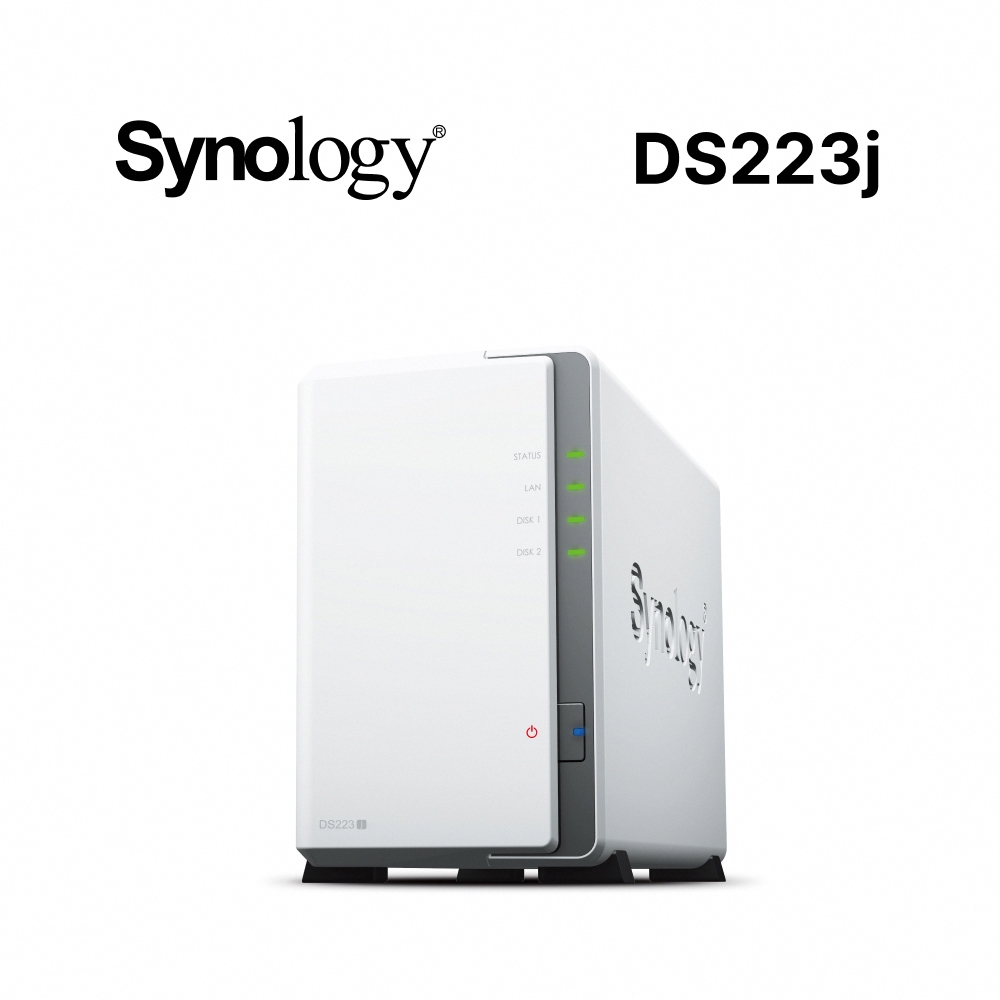 Synology DS223j 網路儲存伺服器| 2 Bay | Yahoo購物中心