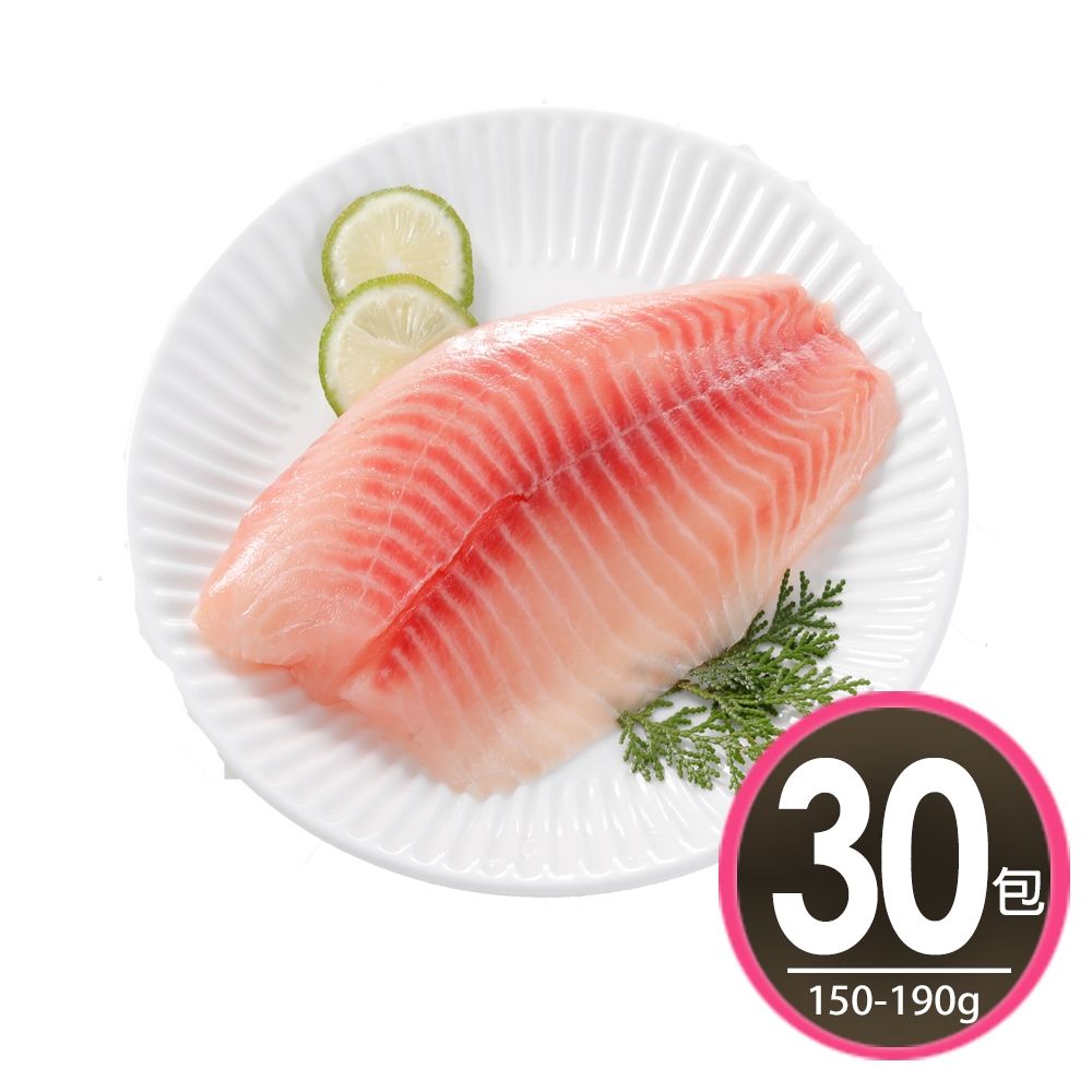【華得水產】台灣鯛魚片30片組(150-190g/片)