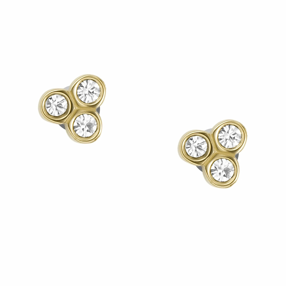 FOSSIL Sadie 晶耀芽點耳環 JF04110710