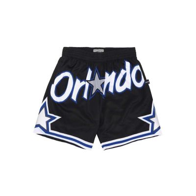 Mitchell & Ness BLOWNOUTFASHIONSHORTMAGIC 球褲黑藍 MN20B-SH02OMB