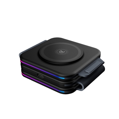 Zikko 五合一摺疊夾心無線充電座(ZK-CG01)