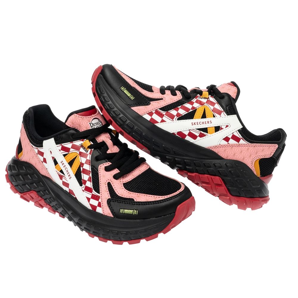 SKECHERS 女鞋鬼滅之刃聯名款休閒系列休閒鞋MONSTER EVO-DEMON SLAYER