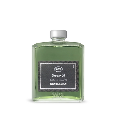 SABON 紳士沐浴油 400ml 附壓頭+紙袋 (專櫃公司貨)