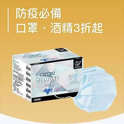 防疫必備★口罩、酒精3折起