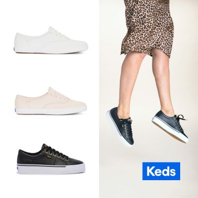 Keds好評特談皮革休閒鞋