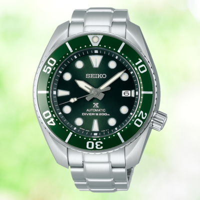SEIKO 精工錶 PROSPEX 6R35-00A0G(SPB103J1) Sea DIVER SCUBA 綠水鬼機械潛水錶 綠x銀 45mm SK037