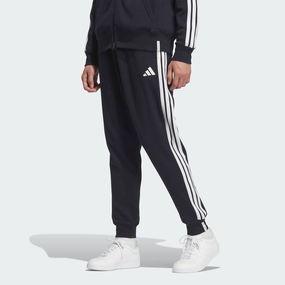 ADIDAS 男 長褲 黑/墨黑/灰 Es+ 3s Ft Pants 運動長褲  KF372 (2墨黑色系)