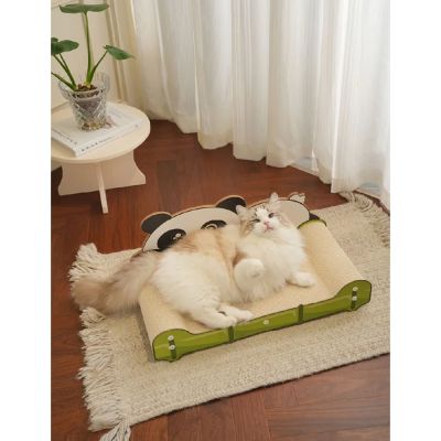 FD.Cattery喵仙兒-黑輪熊貓抓板(59*28*27cm)-X2入