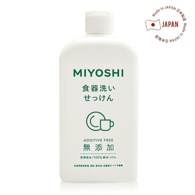 日本MIYOSHI 無添加餐具清潔液370ml(洗碗精)