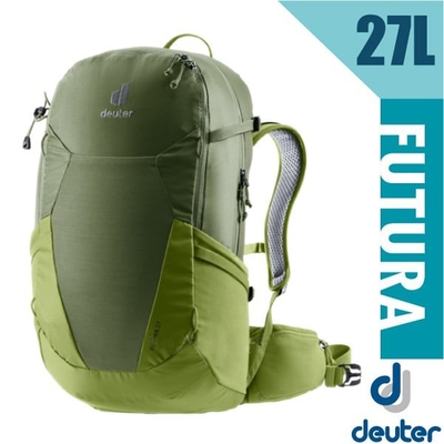 【Deuter】Futura 27L 輕量網架式透氣背包 3400321 綠