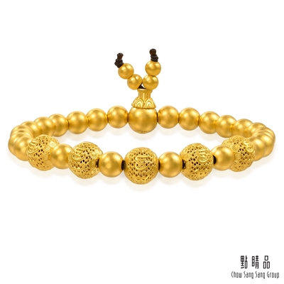 【點睛品】六字大明咒 黃金手鍊 計價黃金