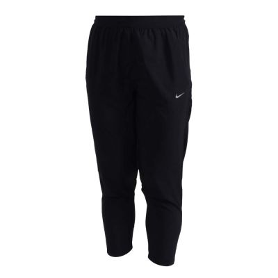 NIKE 女運動長褲 DRI-FIT吸濕排汗-跑步 慢跑 休閒 HV5765-010 黑銀