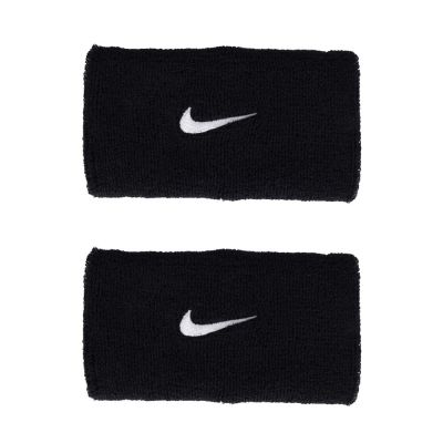NIKE SWOOSH CLASSIC加長腕帶-一雙入 運動護腕 籃球 網球 N1012406010OS 黑白