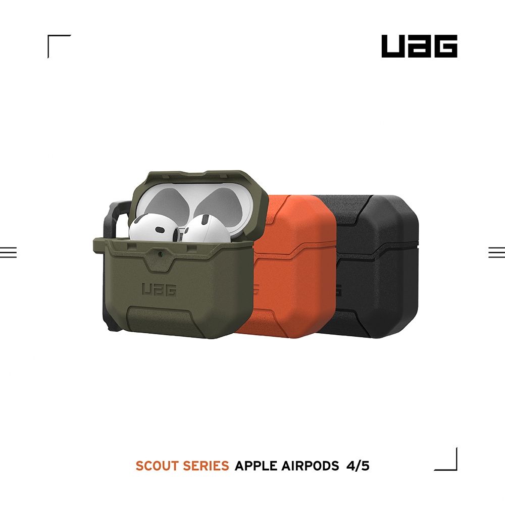 UAG AirPods 4/5 耐衝擊防塵保護殼