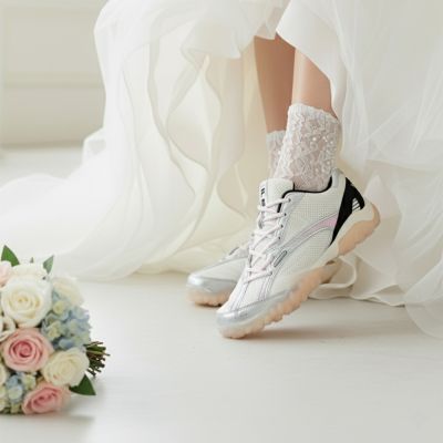 FILA官方直營 #韓韶禧推薦款 ECHAPPE MS v2 中性潮流運動鞋-粉 4-C619Z-650